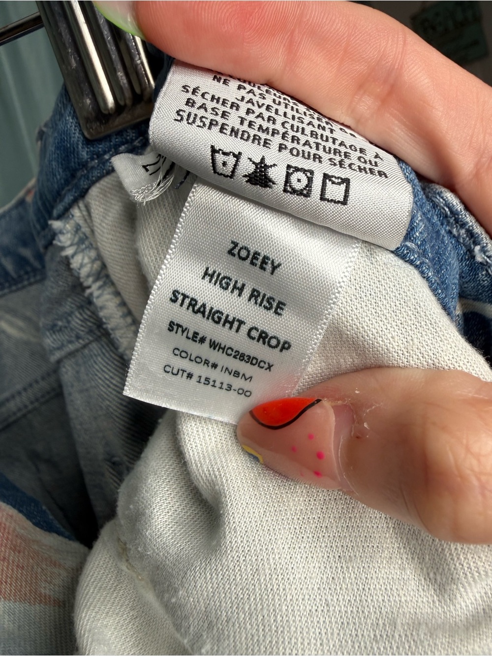 Hudson Zooey High Rise Straight Cropped Jeans - Picture 6 of 6